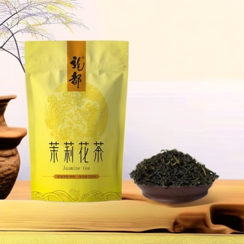 龙都茉莉花茶特级250g自贡龙都香茗四川特产浓香型花毛峰