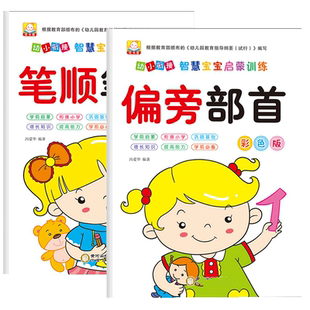 笔画笔顺练字帖幼儿园大班中班儿童小学生一年级初学者字帖楷书偏旁部首基础规范汉字拼音全套铅笔描红本写字本学前硬笔书法练习本