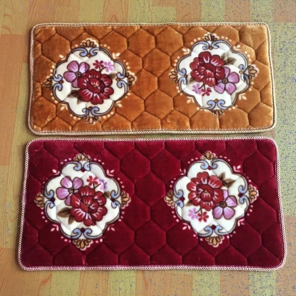 三轮车棉坐垫电动三轮车加厚坐垫冬季防滑保暖垫长板凳垫毛绒坐垫