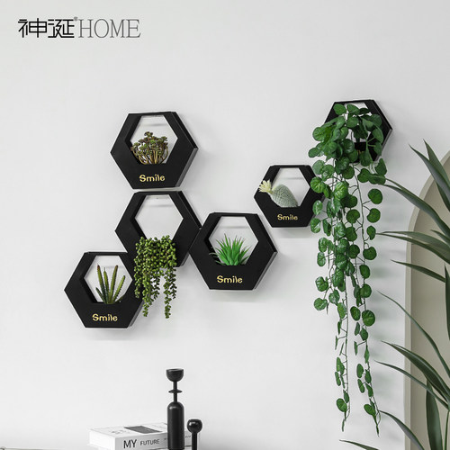 墙面装饰品立体植物墙壁挂餐厅入户门墙上挂件电S视U机背景墙高级