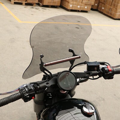 qw适用宗申赛科龙RA600摩托车SR600-3KA前挡风玻璃风挡板导流改装