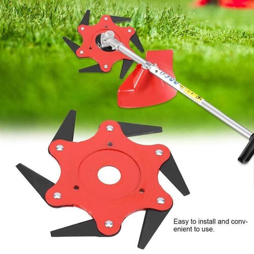速发6 Teeth Brush Cutter Blade Trimmer MeMtal Blades Trimmer