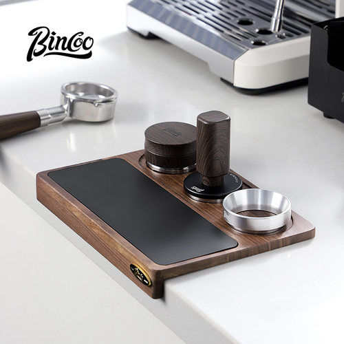 Bincoo咖啡收纳板压粉布粉器