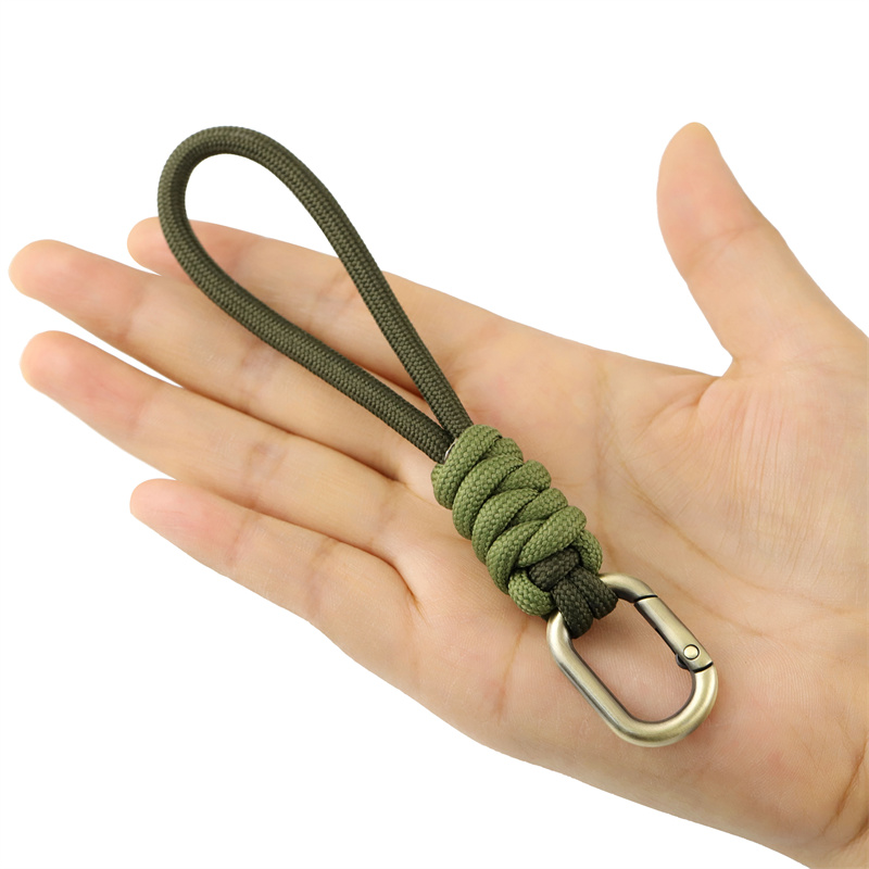 多巴胺手编挂绳创意伞绳钥匙扣