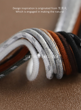 里美火细圆鞋带适配AJ13鞋带乔13熊猫伯爵黑色白色3mm跑步鞋反光