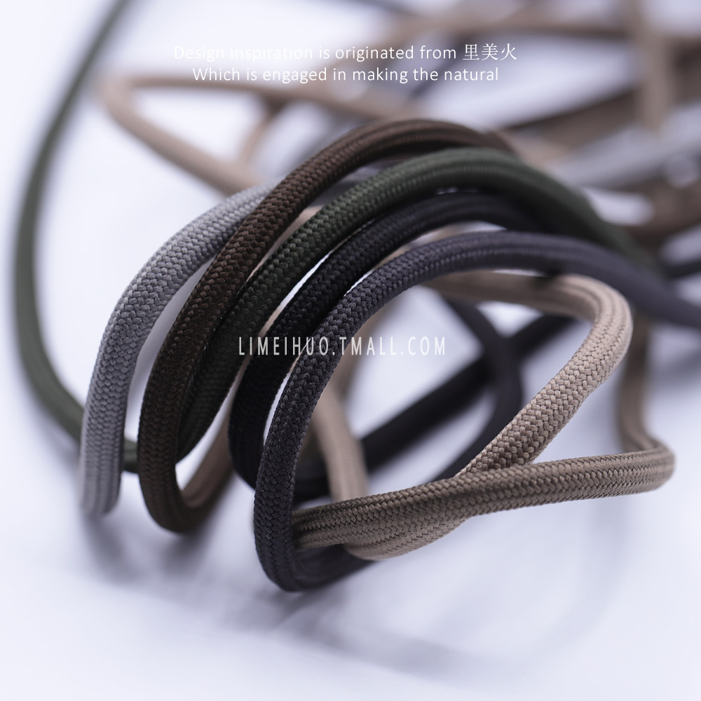 里美火鞋带适配RW8111高帮8084马丁靴个性户外休闲系带工装靴男女