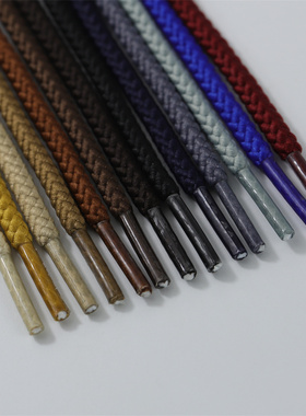 鞋带适配2021PF男女高帮户外休闲鞋工装靴子男鞋马丁靴鞋带藏蓝色