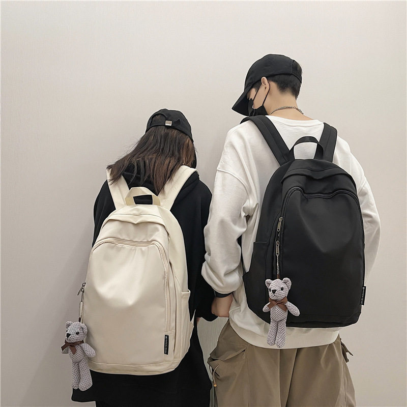 书包女生 韩版原宿学院风小学生简约高中初中生双肩包时尚背包男