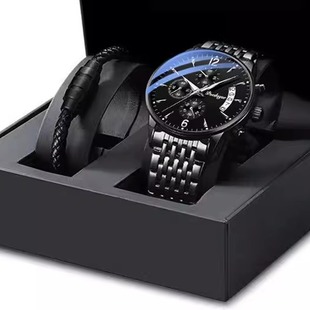 瑞士防水男士手表可换电池学生韩版潮流运动日历腕表新款