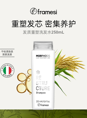 意大利framesi朗媚丝发质重塑洗发水护发清洁柔顺光泽强韧