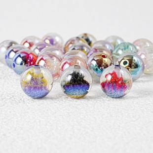 【夜光+光变】圣诞节物料星缀圣诞树圆珠16MM串珠散珠珠子材料