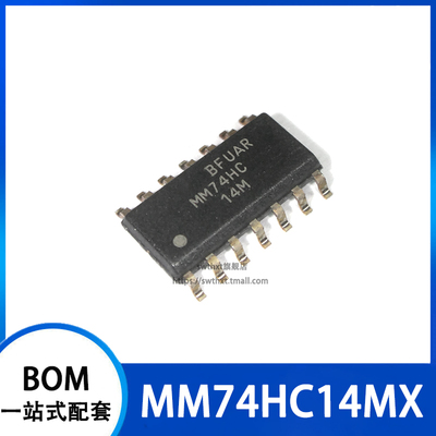 MM74HC14M MM74HC14MX 缓冲器驱动器 贴片SOP-14 3.9mm