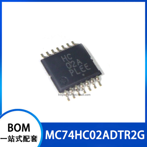 MC74HC02ADTR2G MC74HC02ADT 丝印 HC02A 贴片TSSOP-14