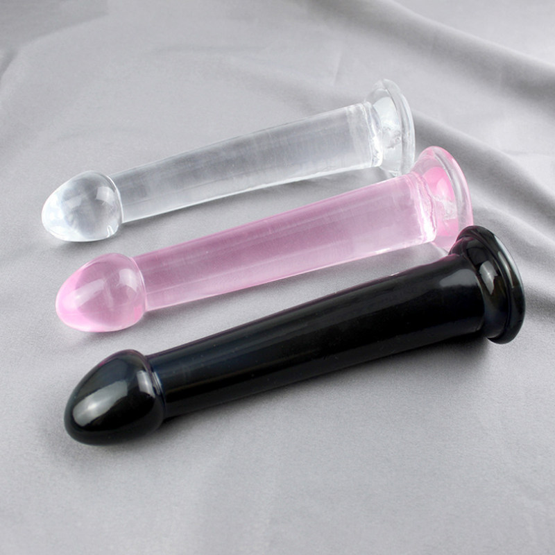 假阳具自慰器具激情趣男女性用品透明阴茎棒成人水晶肛条吸盘后庭