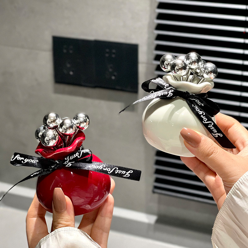 小众ins高级感304不锈钢水果叉家用酒店轻奢蛋糕甜品饼叉果签套装,餐饮具,水果叉/水果签,淘宝优惠券,粉丝福利购,淘宝优惠卷