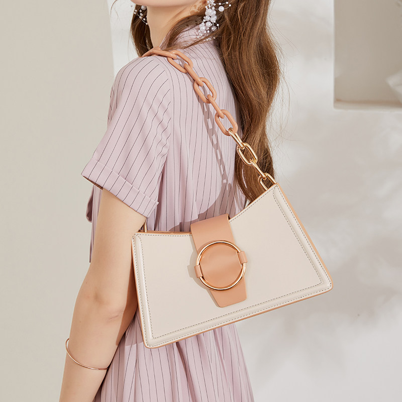 2020新款春潮小ck法式小众腋下包法棍包斜挎女包复古百搭链条包包