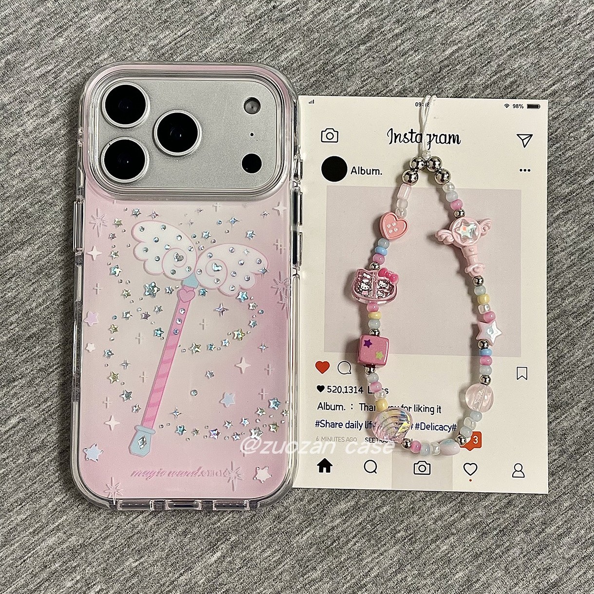 苹果17pro气囊魔法棒手机壳