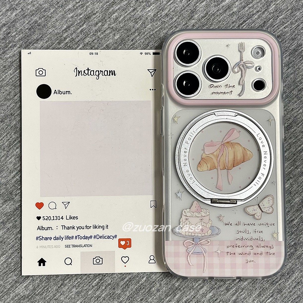 360旋转一体支点壳适用苹果17promax手机壳iphone1