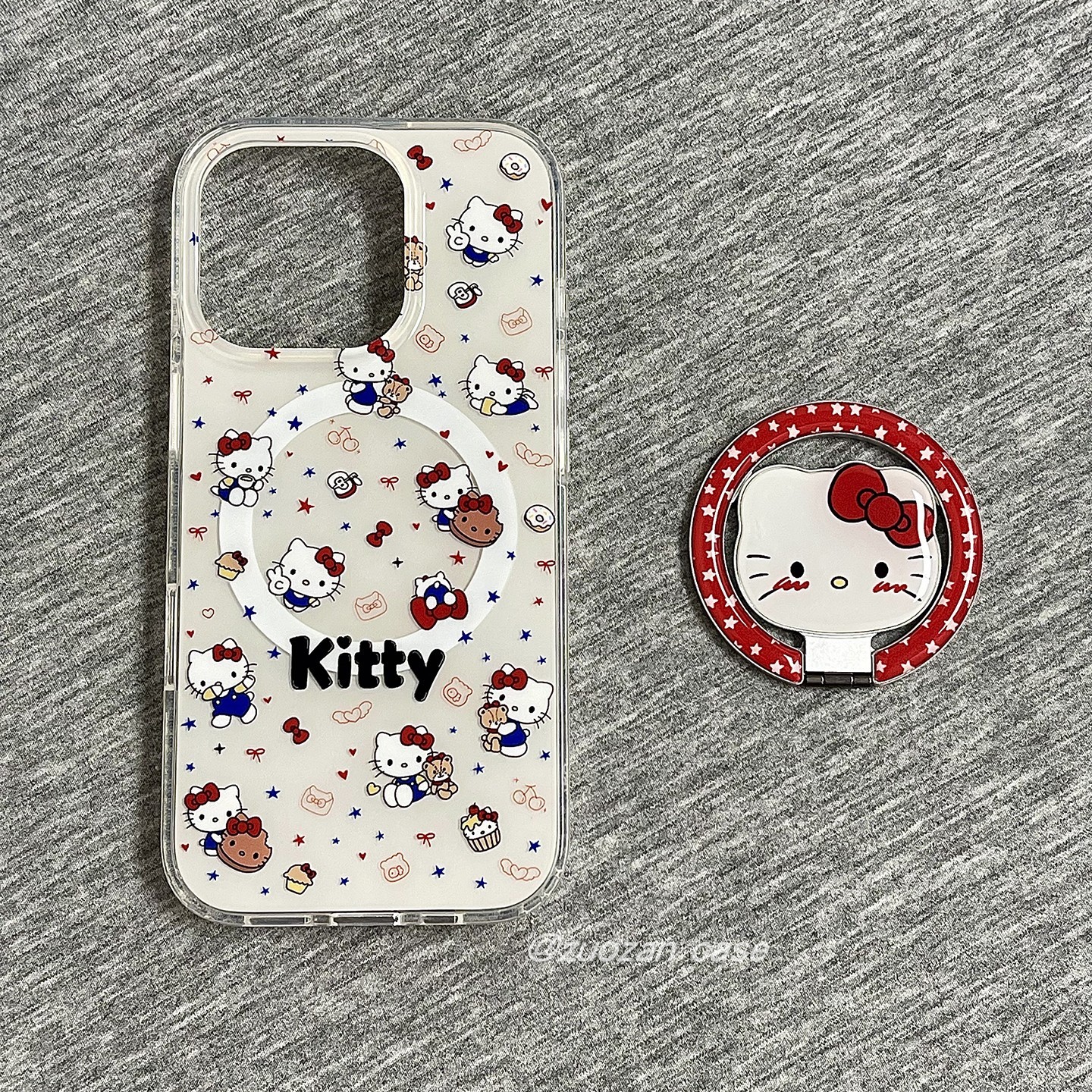 苹果16pro卡通KT猫手机壳