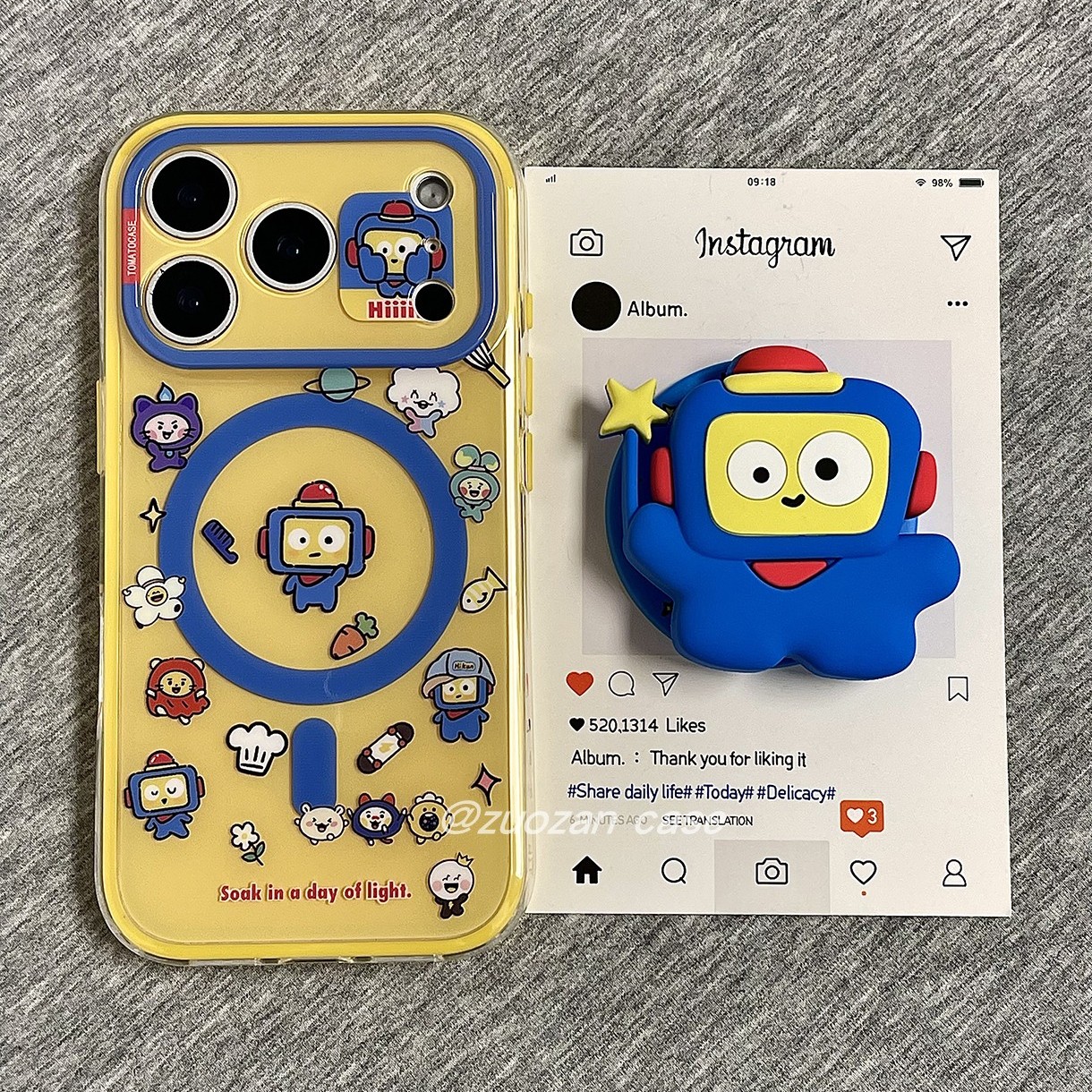 磁吸苹果17pro卡通手机壳