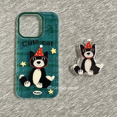 苹果17pro卡通猫咪手机壳