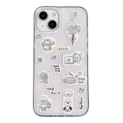 苹果15小众猫干手机壳