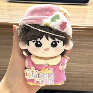 10cm春日新品 打个小工系列“小小粉刷匠”娃衣套装娃娃换装着替