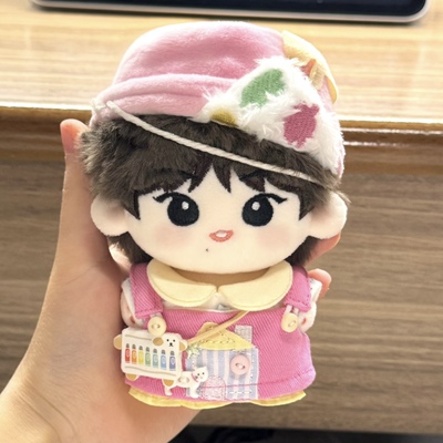 10cm春日新品 打个小工系列“小小粉刷匠”娃衣套装娃娃换装着替