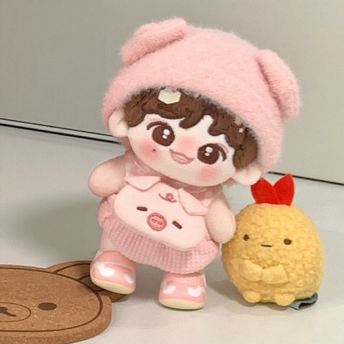 10cm新品烘培系列“奶香小猪卷”娃衣套装可爱棉花娃娃换装衣服