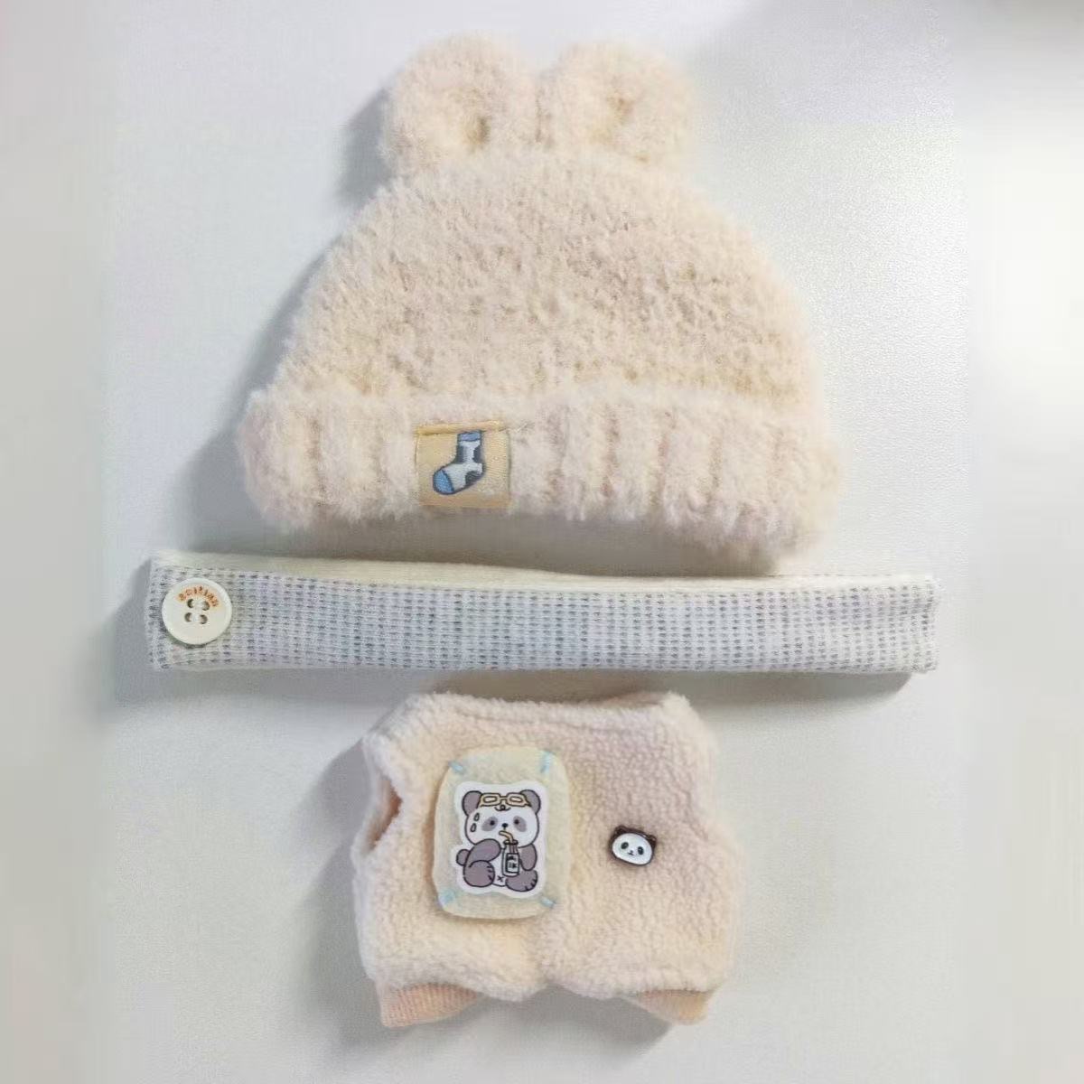 10cm鲜奶胡萝卜娃衣套装