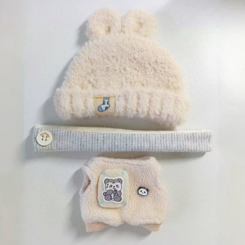 10cm鲜奶胡萝卜娃衣套装