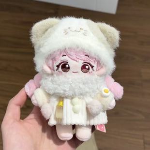 娃衣套装 暖暖冬日 可爱玩偶公仔娃衣 毛茸茸系列 10cm秋冬新品