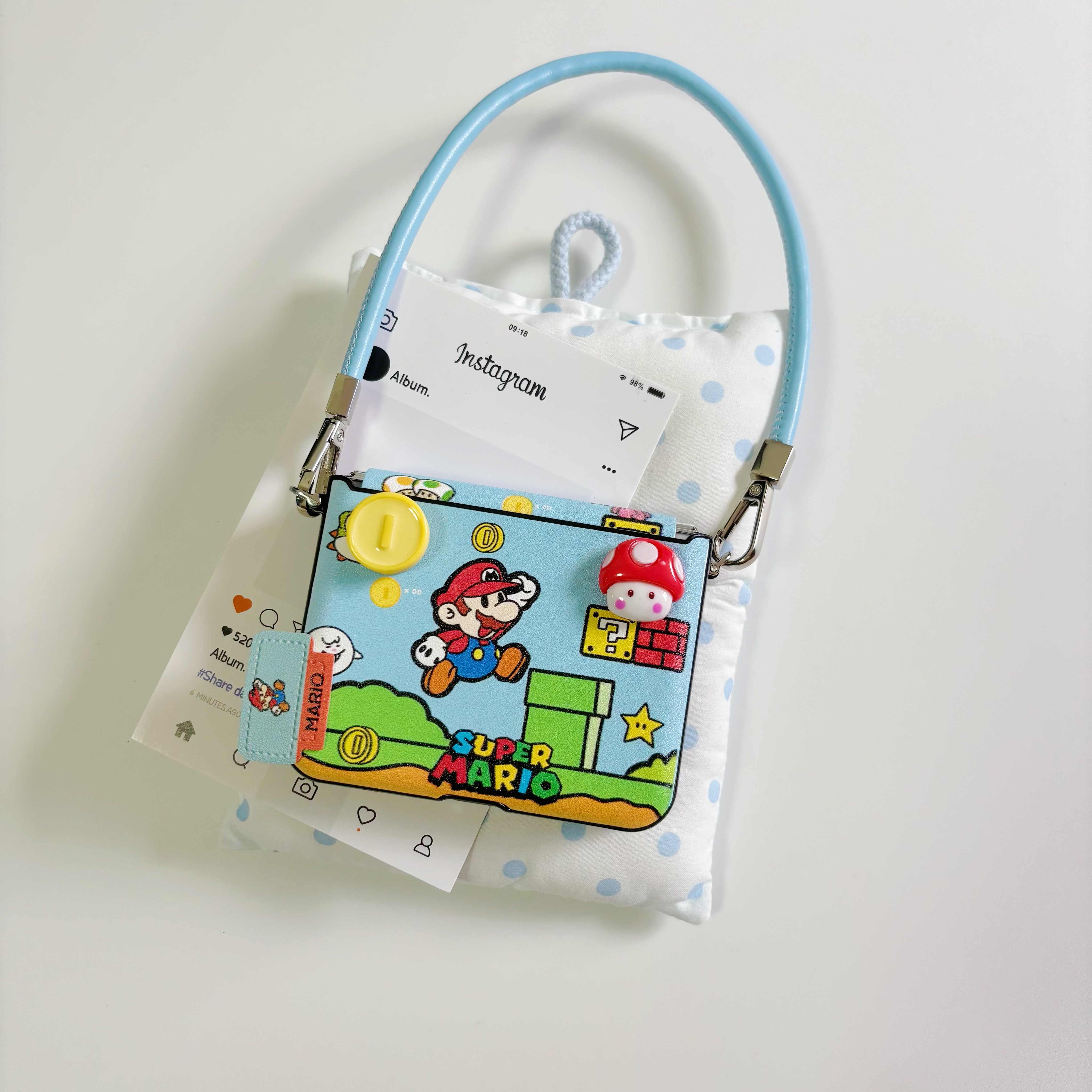 ins可爱卡通马里奥跳跳适用于华为purax手机壳小折叠适用于小米mixflip2保护套适用于三星zflip7荣耀硬壳