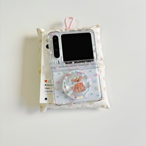 碎花小狗适用于purax手机壳