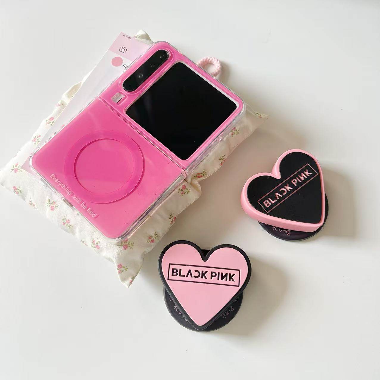ins甜酷芭比粉爱心适用于华为purax手机壳小折叠适用于小米mixflip2磁吸壳适用于三星zflip7软壳,3C数码配件,手机保护套/壳,淘宝优惠券,粉丝福利购,淘宝优惠卷