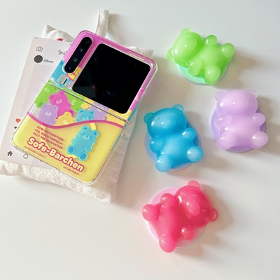 韩风软糖熊适用于华为purax硬壳