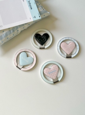 chic韩风超薄爱心适用磁吸支架可爱适用于磁吸扣magsafe手机支架