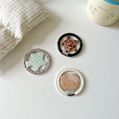 chic超薄五角星金属适用于支架magsafe磁吸手机支架黑皮KT支架