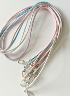 ins高级感简约皮质斜挎绳纯色细皮绳不可调节相机绳可斜背款