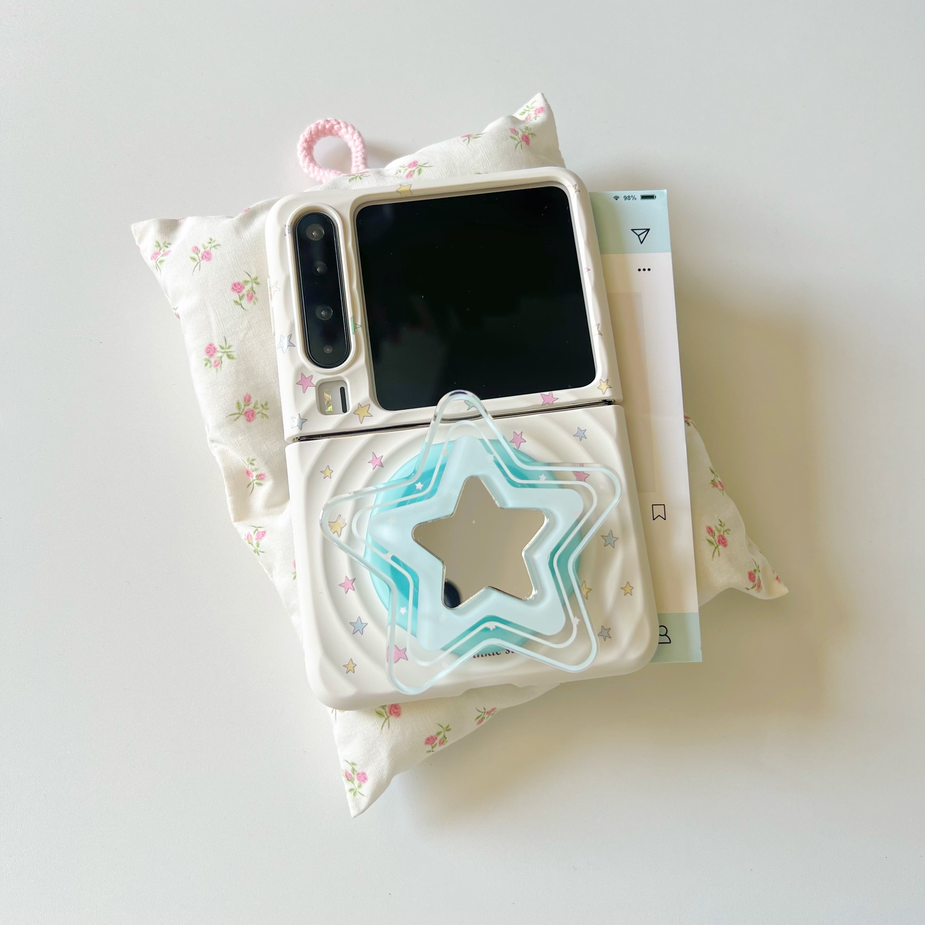 彩星星碎花适用于华为purax硬壳