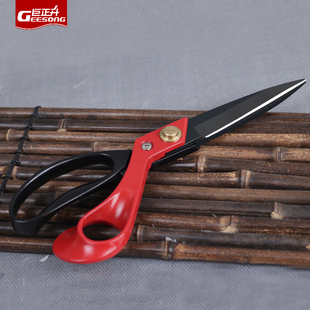 缝纫剪裁布家用工业10寸大剪刀 锰钢裁缝剪刀专业服装 巨正升 正品