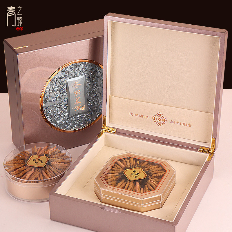 高档金色包装礼品盒燕窝海参虫草礼盒装250g150g八角空盒木盒定制,包装,礼品盒,淘宝优惠券,粉丝福利购,淘宝优惠卷