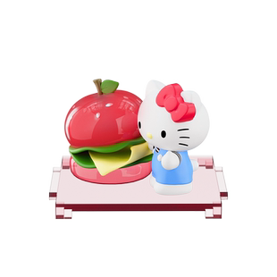 三丽鸥HelloKitty大苹果工坊系列微盒凯蒂猫盲盒摆件手办女生礼物