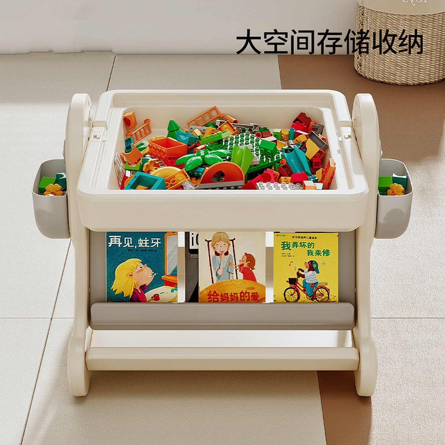 积木桌儿童1到3岁两岁宝宝多功能早教大颗粒商场同款拼装玩具桌子