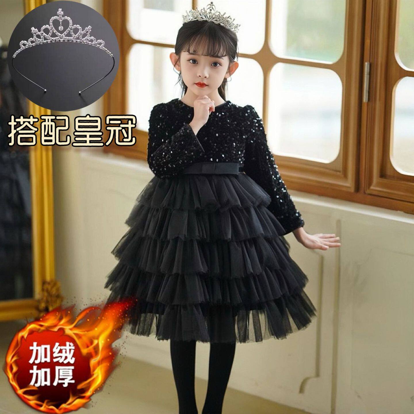 兔兔群蓬蓬裙宝宝女童元宵节洛丽塔公主裙礼服洛丽塔花苞裙灯笼裙