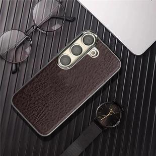 手机套 商务简约高级感爆款 高档树纹贴皮适用三星s22手机壳s22ultra新款 超薄轻奢全包防摔保护套galaxys22男士