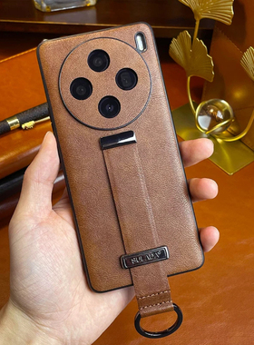 腕带支架适用vivox100手机壳新款vivox100pro真皮指环保护套x100spro全包Ultra防摔男高档商务女超薄创意外壳