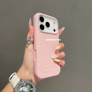 一体ai相机拍照按键适用苹果17promax手机壳新款iPhone17pro花漾磁吸液态硅胶16pro金属镜头15纯色全包保护套