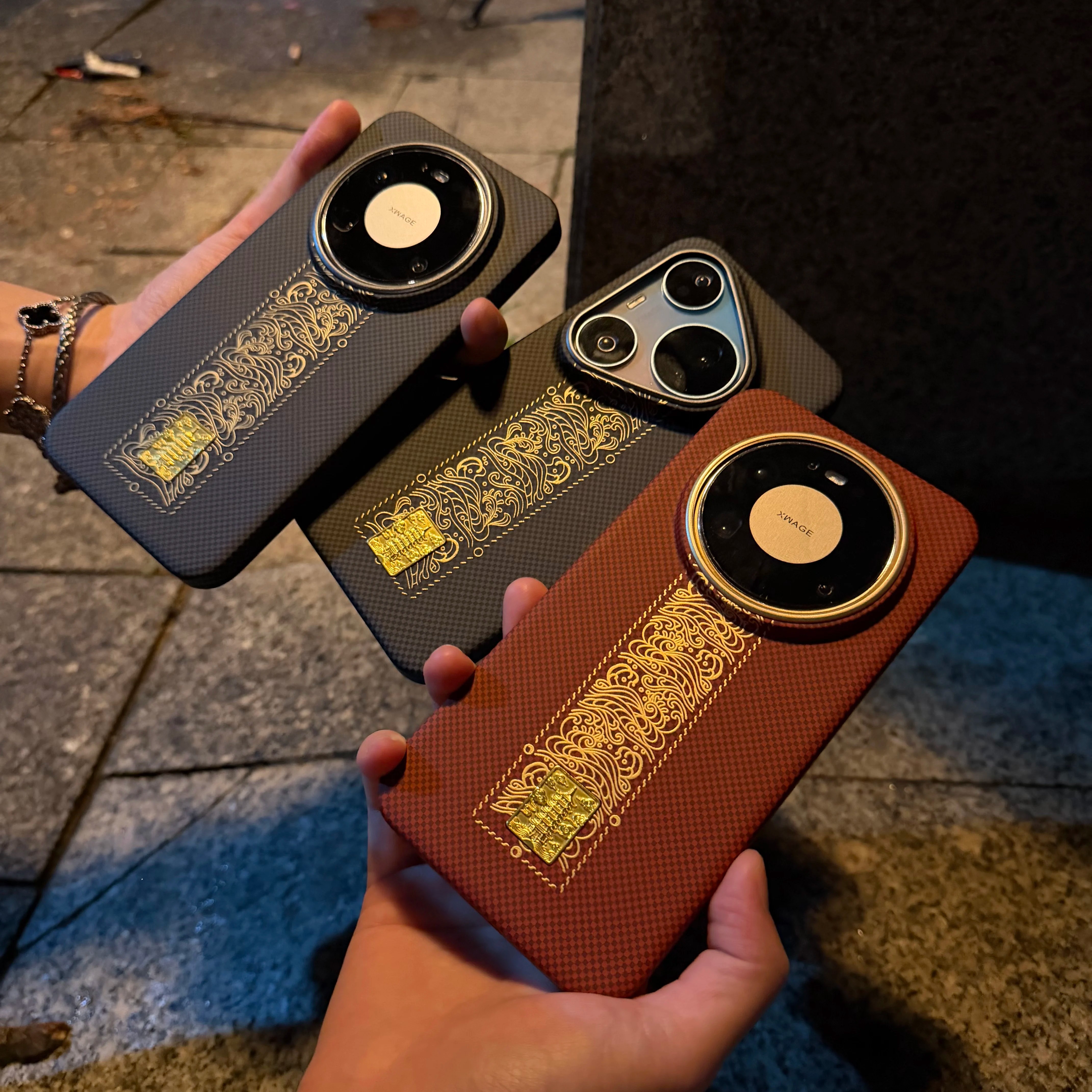 mt80pro宝塔云水纹磁吸防摔硬壳