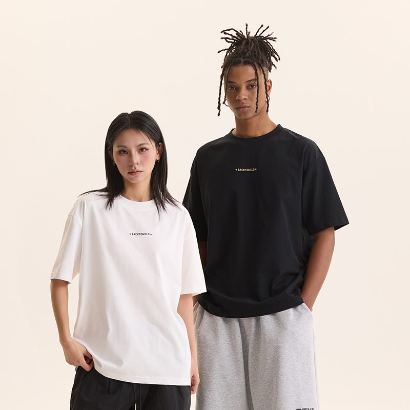 BTW2025夏季新款情侣短袖T恤